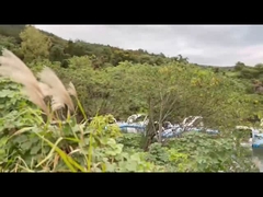 6 personnes maison de fête en aluminium bateau avec plusieurs chambres à coucher pour se détendre