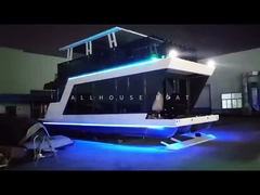 4Barque flottante de restauration de 20 mm d'épaisseur de pont et de 10 tonnes de capacité