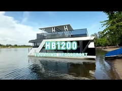 2 étages maison de fête en aluminium club nautique restaurant avec une capacité de 30 personnes