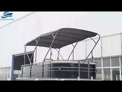 Pontoon de luxe en aluminium de 19 pieds pour 6 à 8 personnes