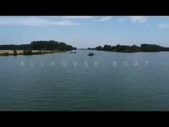 19ft Luxury Pontoon Boat Customizable Leisure Craft for Relaxation & Entertainment