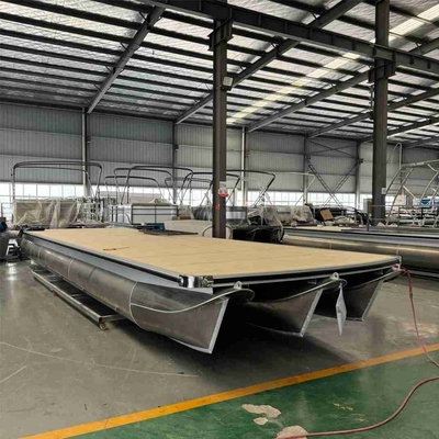 Custom Size Floating Pontoon Platforms Aluminum Alloy Weather Resistant