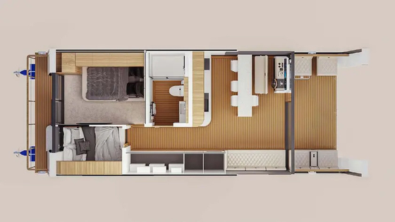 4.0m Width House Boat Luxury Floating The Perfect Way to Experience Water Luxury with Loved Ones