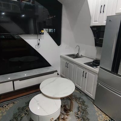 5.8m Length Aluminum Pontoon House Boat with Viewing Deck and Living Area