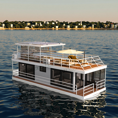 Luxury And Relaxation Water Boat House For Fishing Swimming Kayaking Sightseeing