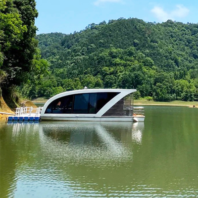 8m Length House Boat with 4.0mm Tube Thickness and Min.HP 90HP