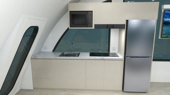 Aluminum Luxury Floating House Boat 8m Length For Sightseeing