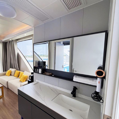 6 People Luxury Floating House Boat with Aluminum Material For Fun Recreational