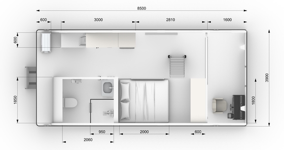 6 People Luxury Floating House Boat with Aluminum Material For Fun Recreational