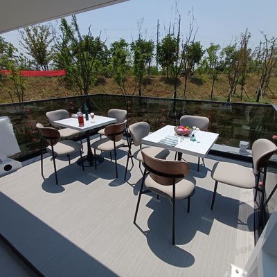 11.5m Length Luxury House Boat Double Deck Floating House with Marine Grade Aluminum Construction