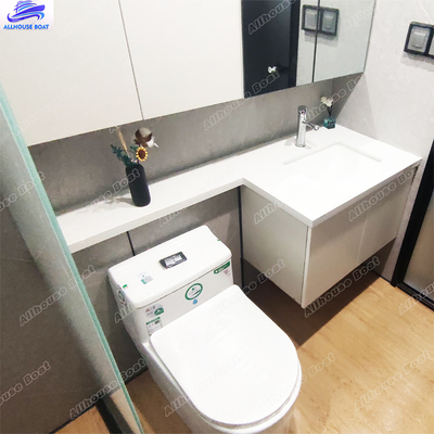 Luxury Aluminum Construction Floating Boat Hotel House Boat 11.5m Length