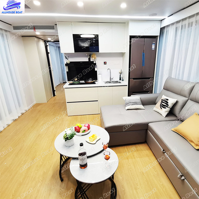 Recreational Pontoon House Boats Aluminum Hull Houseboat Luxury Style