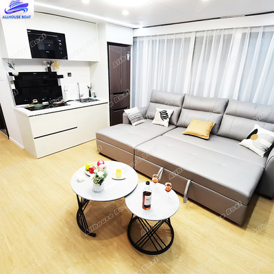 11.5m Length Floating Boat Hotel Aluminum Boathouse For 16 Passenger
