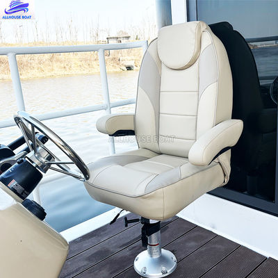 11.5m Length Aluminum Construction Double Deck Houseboat with Removable Upper Cabin