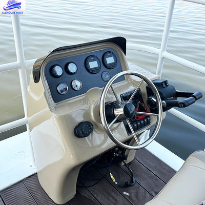 11.5m Length Aluminum Construction Double Deck Houseboat with Removable Upper Cabin