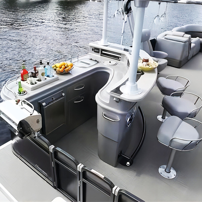 Weather Resistance Pontoon Boat Furniture Boat Accessories Rust Resistant