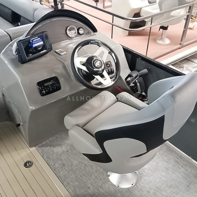 Single Layer Pontoon Boat 25-30FT Your Ultimate Water Companion with Optional Stereo System