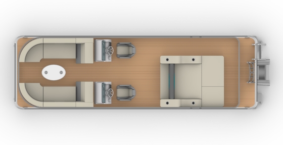 Single Layer Pontoon Boat 25-30FT Your Ultimate Water Companion with Optional Stereo System