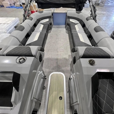 29ft Leisure Craft Pontoon Boats With Optional Stereo System And Deck Storage