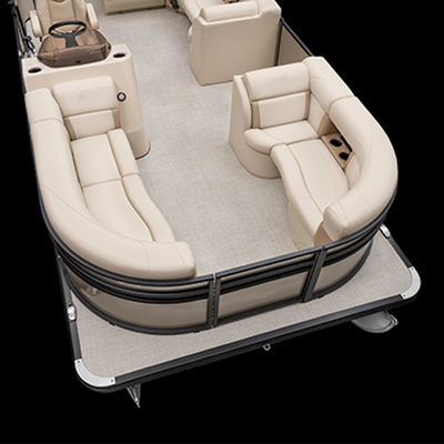Custom pontoon boat seat sets With Cup Holders And Storage Compartments