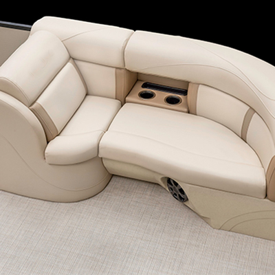 Custom pontoon boat seat sets With Cup Holders And Storage Compartments