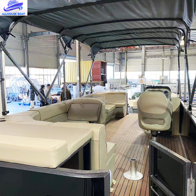 UV And Mildew Resistant Pontoon Boat Furniture Bench Seats Ergonomic Design
