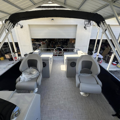 Aluminum Family Party Pontoon Boat With Trailer And Stereo System Optional