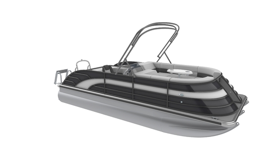 Leisure Pontoon Boats With Bluetooth Enabled Stereo System And LED Navigation Lights