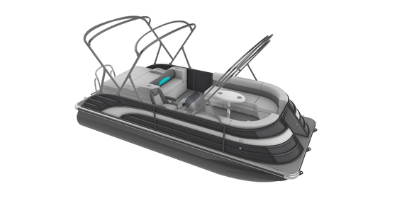 Discover the Perfect Pontoon Boat with Motor EVA Flooring LED Navigation Lights