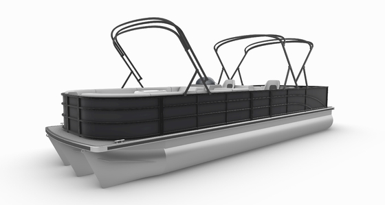 Recreational And Fishing Floating Pontoon Boat 27ft With 2.3m Or 2.6m Width