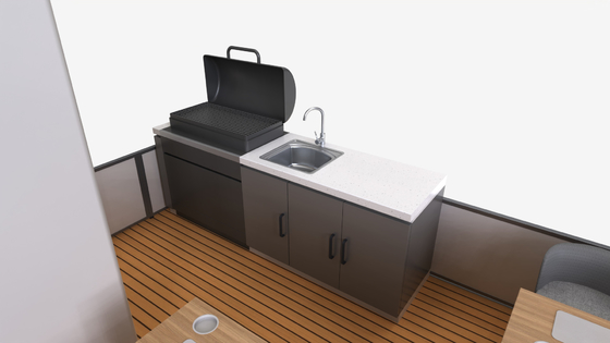 18-22 People Aluminum Construction Pontoon Boat With Optional Stereo System