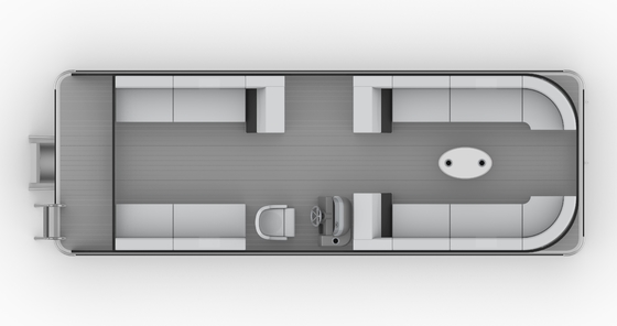 12 People Double Decker Pontoon Boat Two Levels For Relaxation And Entertainment