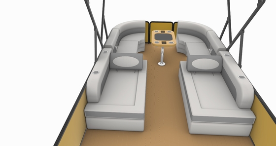 22-26 Person Party Barge Double Decker Aluminum Pontoon Style Boat