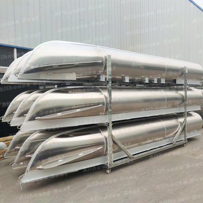 Aluminum Pontoon Float Tube Houseboat Pontoon Logs With 0.635-0.735m Thickness
