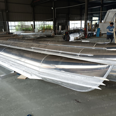 Aluminum Pontoon Float Tube Houseboat Pontoon Logs With 0.635-0.735m Thickness