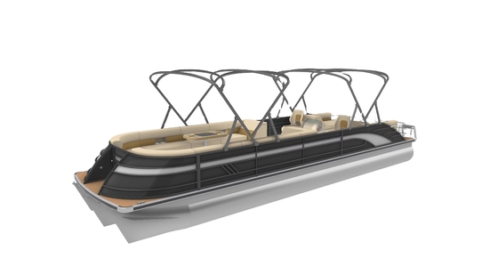 29ft Leisure Craft Pontoon Boats With Optional Stereo System And Deck Storage