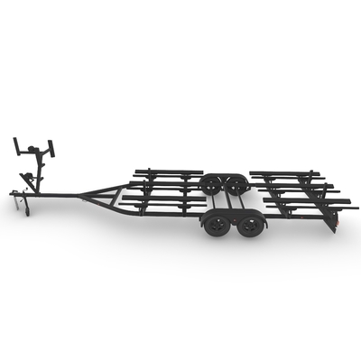 Smooth Aluminium Boat Trailers For Watercraft Transport Custom Alloy Boat Trailers