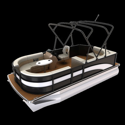 Seagrass / EVA Floor Electric 15 Foot Pontoon Boat 2.3m Width
