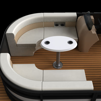 Seagrass / EVA Floor Electric 15 Foot Pontoon Boat 2.3m Width