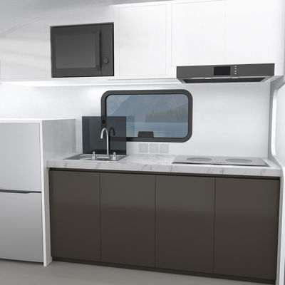 6T Capacity Aluminum Material Houseboat Hire 4m Width Design