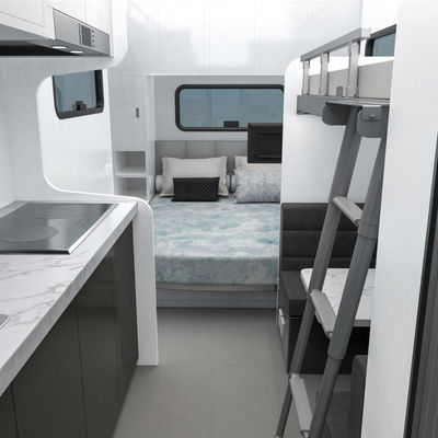 0.735m Tube Dia 1 Bedroom Floating Boat House For Advanced Buyers