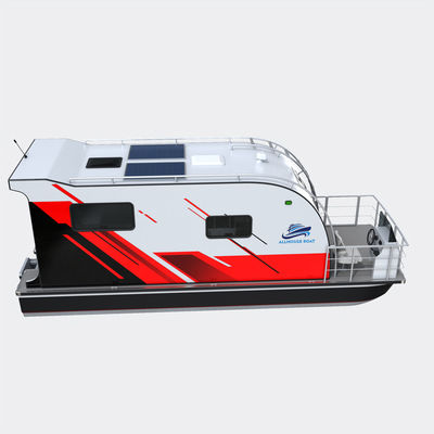 0.735m Tube Dia 1 Bedroom Floating Boat House For Advanced Buyers