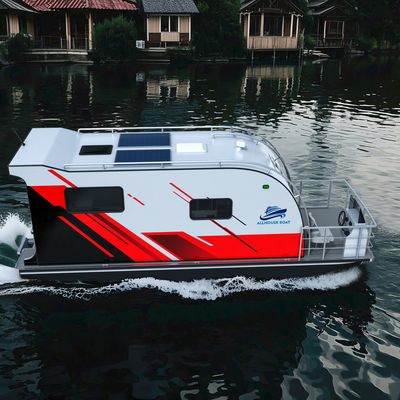 7.9m Length 2-6 People House Boat For Fishing Activities