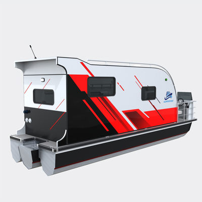 Aluminum Party Luxury Houseboat Hire Ultimate Entertainment Vessel With TV And Entertainment