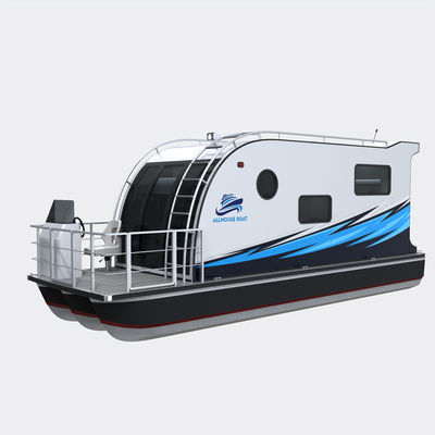 TV Entertainment House Boat 7.9m Length For Fishing Activities