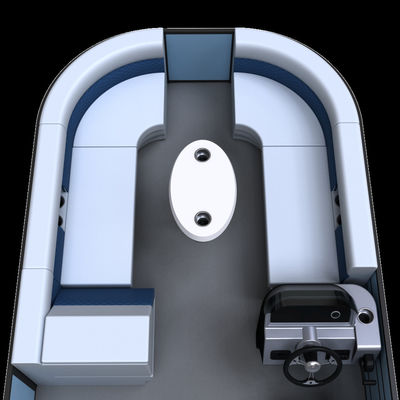 Maximize Boating Experience 7.9m Pontoon Boat Seagrass / EVA Floor 150HP Max Horsepower