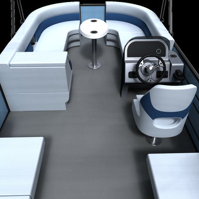 Maximize Boating Experience 7.9m Pontoon Boat Seagrass / EVA Floor 150HP Max Horsepower