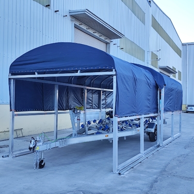 8x3x3M Marine-Grade Aluminum Boat Dock Shelter