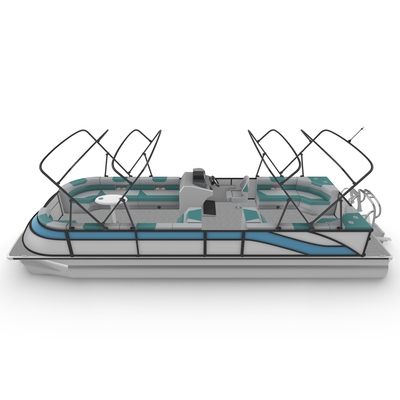 27FT Sport Pontoon Boat with 250 Max HP 15-18 Capacity and 100 Min HP for Luxury Leisure Watercraft