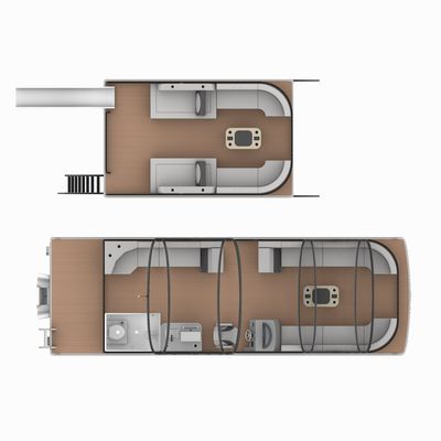 Double Decker Pontoon Boat with 12 Cup Holders, 18-22 People Capacity, and 9.2m Length for Ultimate Water Entertainment